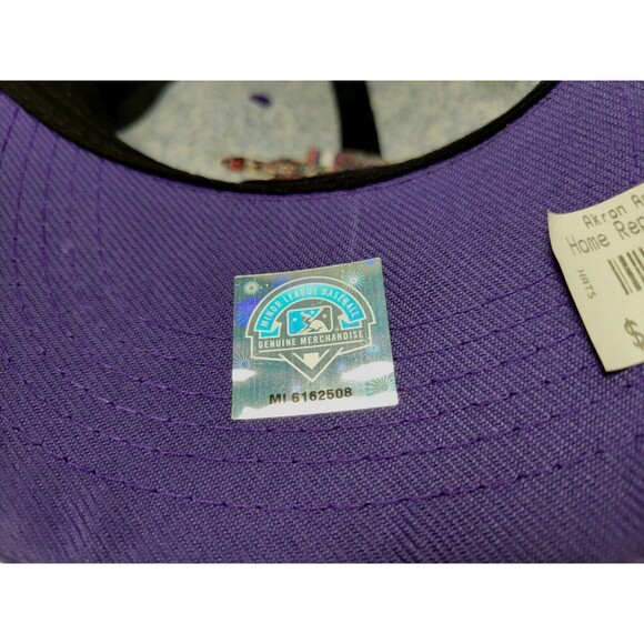 Akron Aeros Adjustable Home Replica Hat Cap Minor League Baseball Bimm Ridder - Picture 9 of 11